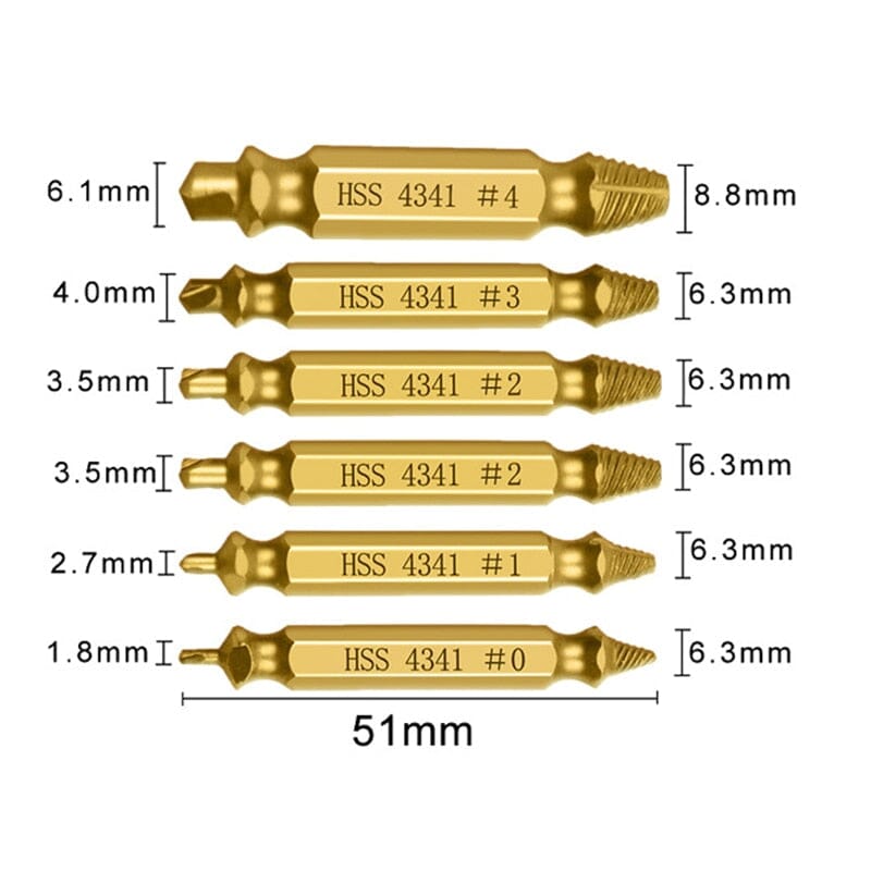 ScrewExtractor™ - Extracteur de vis en titane - LaMaisonBricole